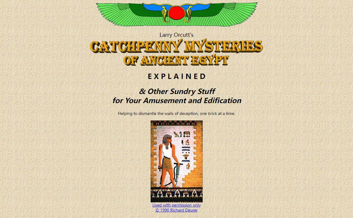 Catchpenny Mysteries of Ancient Egypt