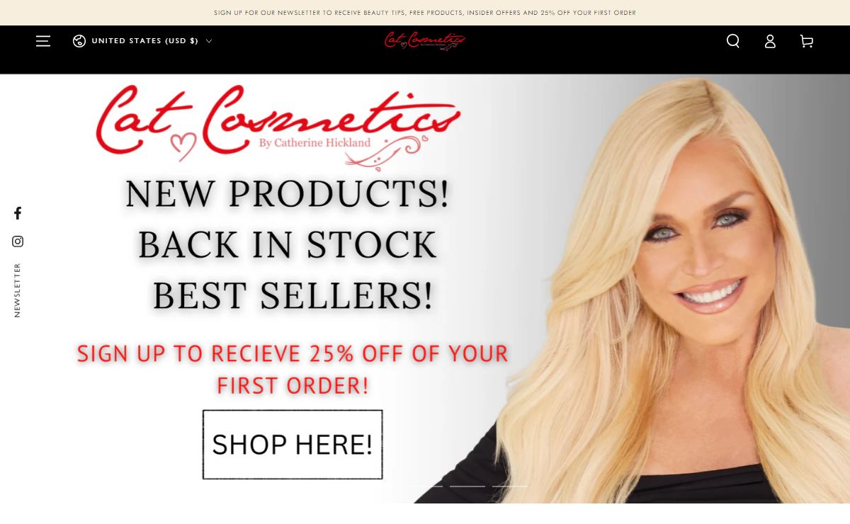 Ageless beauty that comes from loving ourselves, from the inside out. – Cat Cosmetics