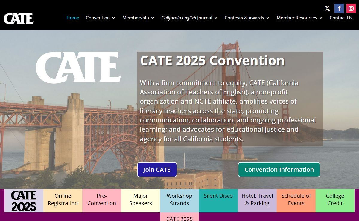 CATE Home page - California Association of Teachers of English