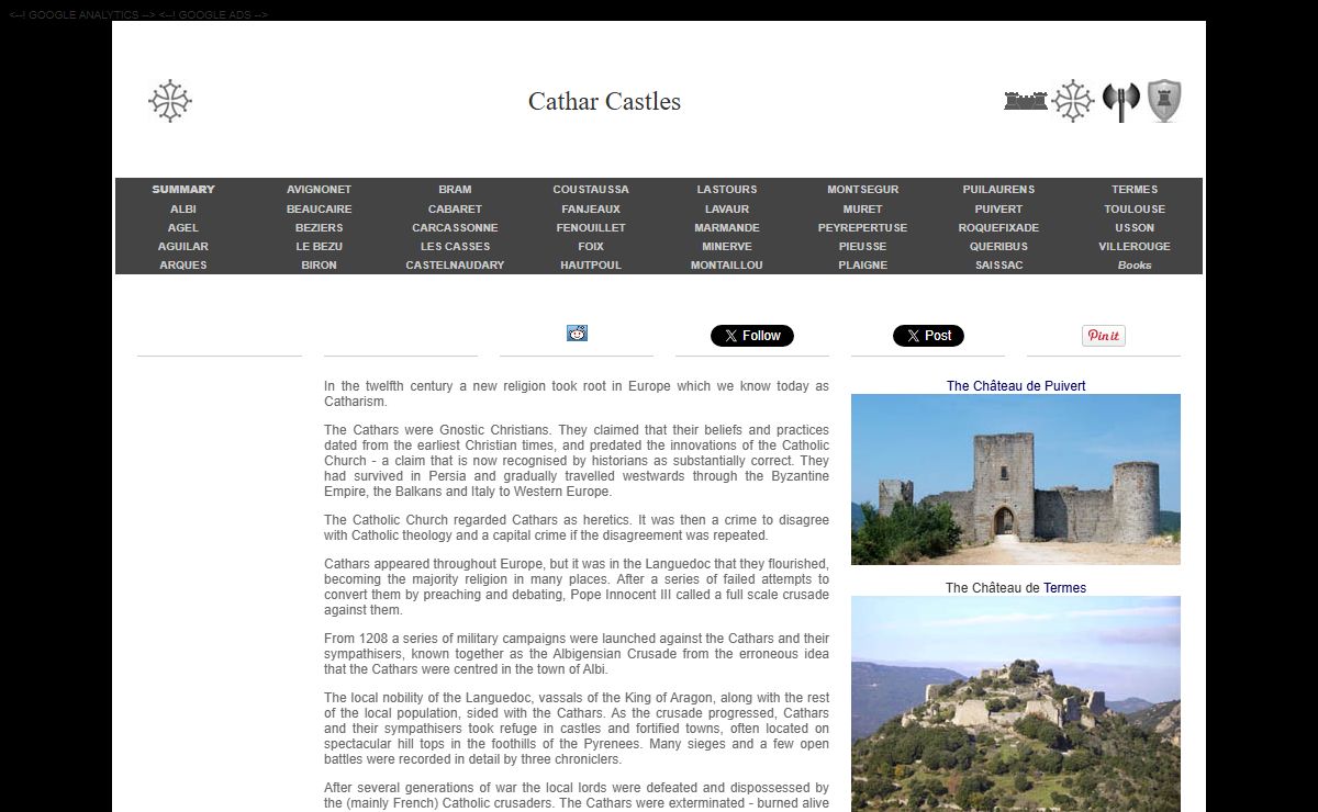 Cathar Castles