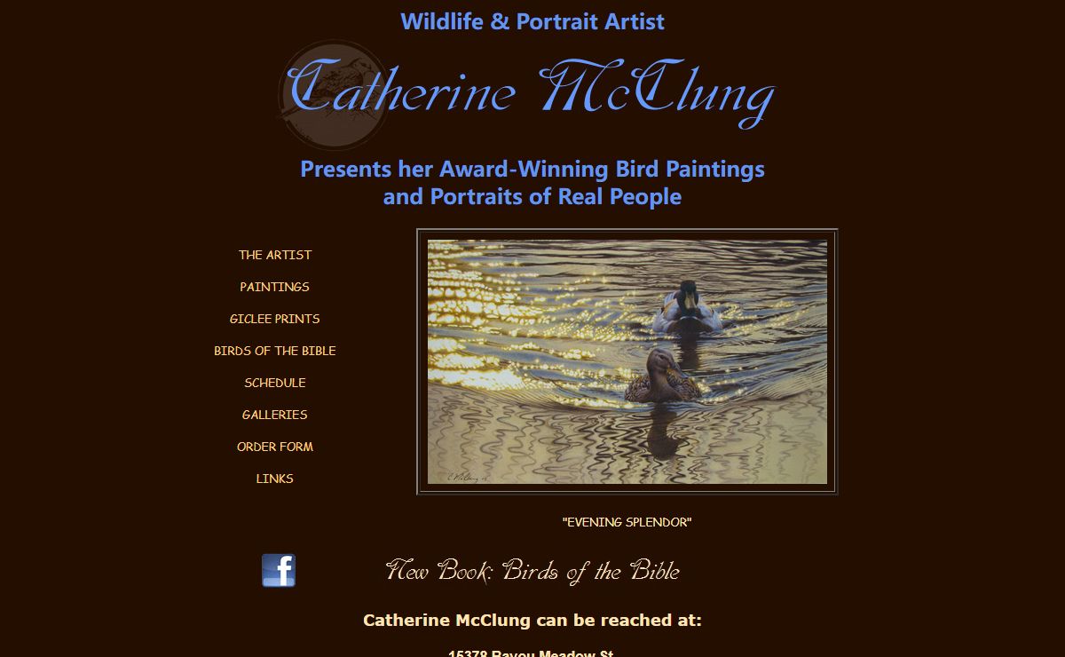Catherine McClung - Bird Art