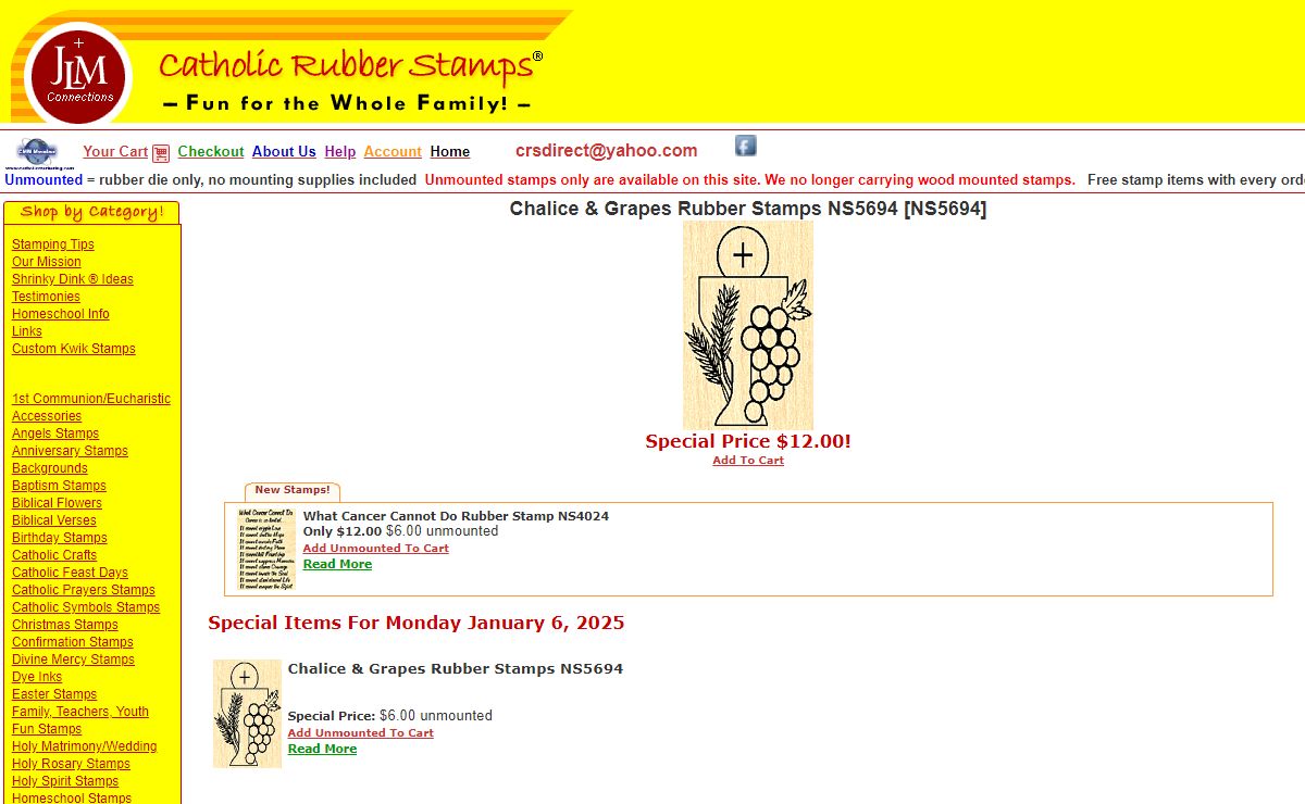 Catholic Rubber Stamps