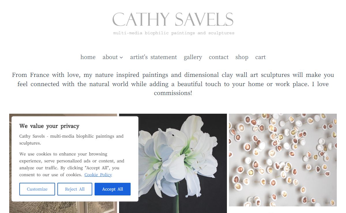 Cathy Savels – Artist – Multi-media biophilic paintings and sculptures