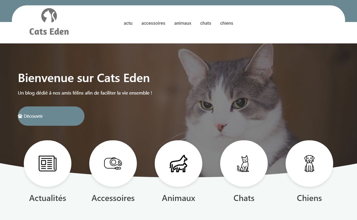 Cats eden, Un blog dédié à nos amis félins afin de faciliter la vie ensemble !