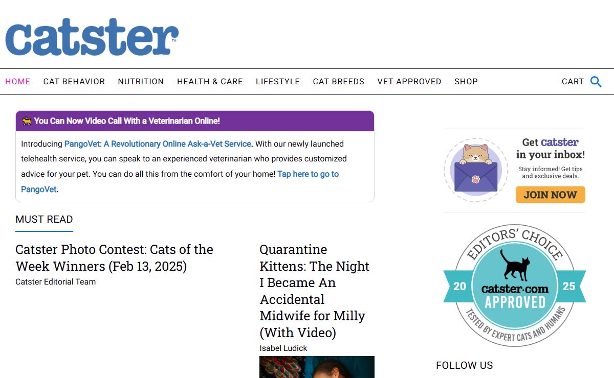 Catster: Cat Health, Care Guides, & Shop by Veterinarians & Experts