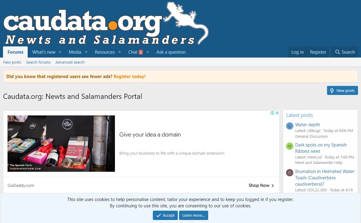 Caudata.org: Newts and Salamanders Portal
