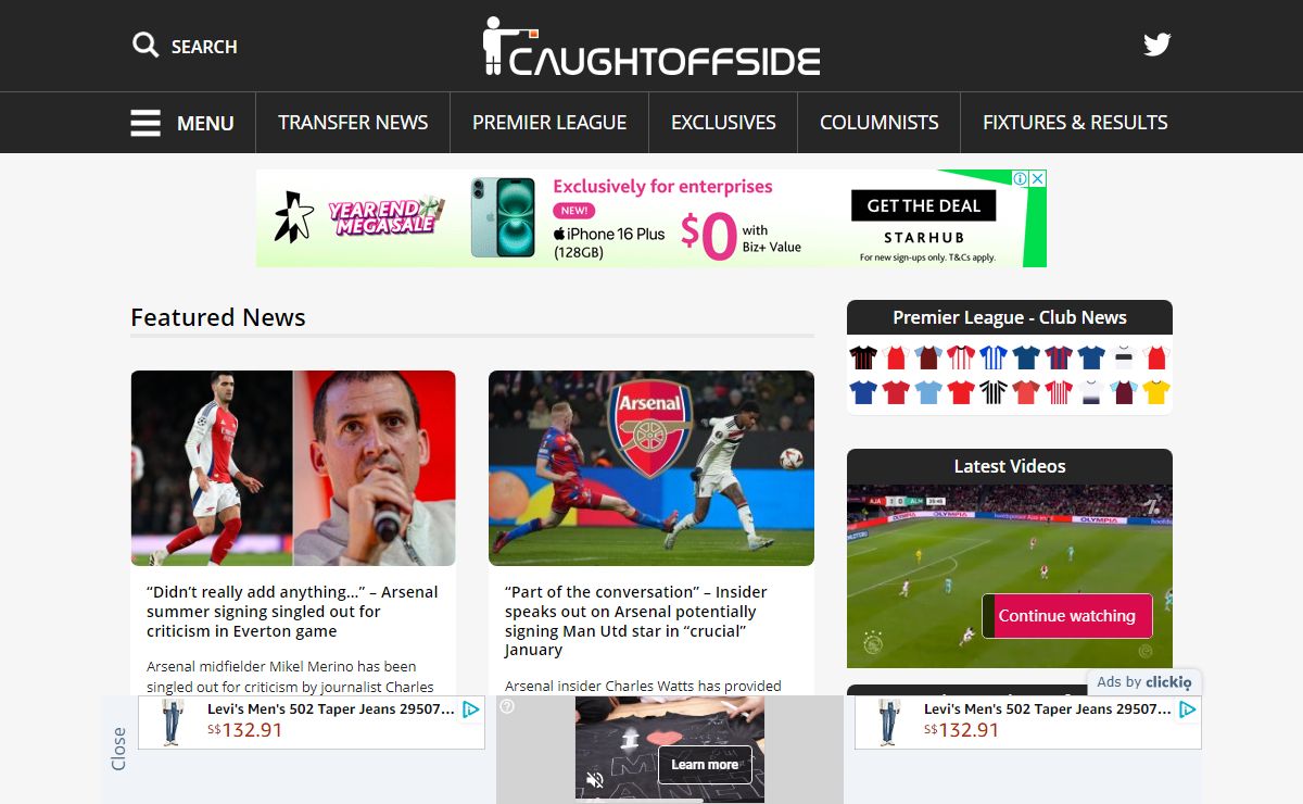 Football News | CaughtOffside
