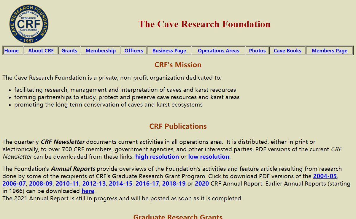 CRF Home Page