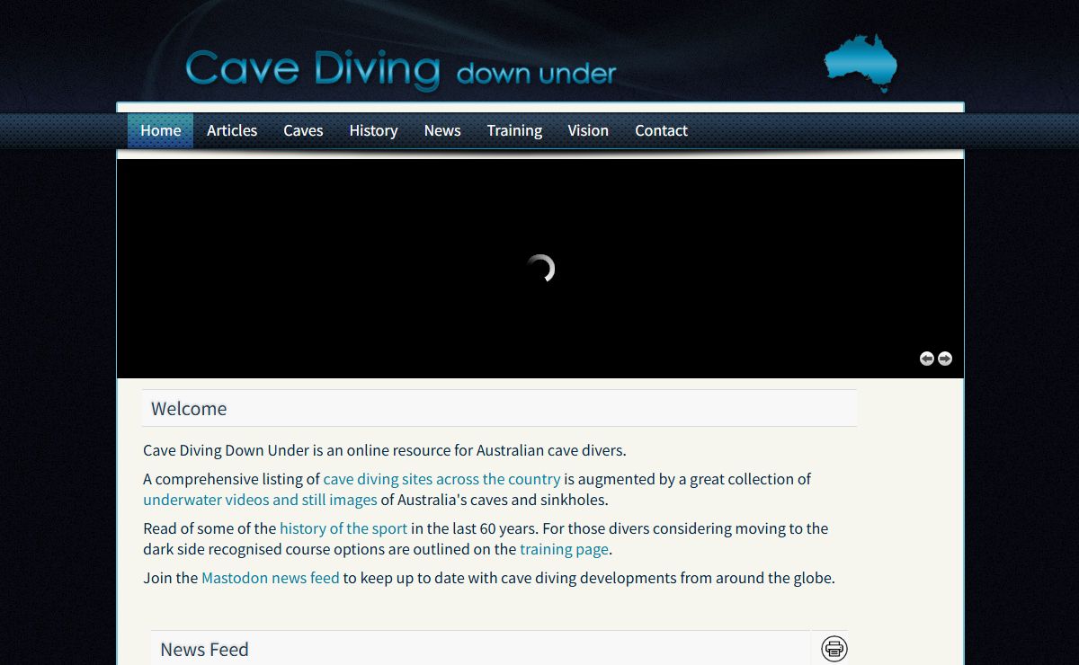 Cave Diving Down Under