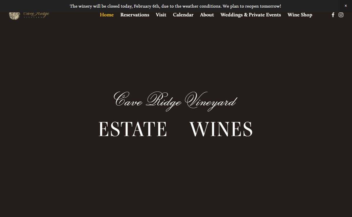Cave Ridge Vineyard