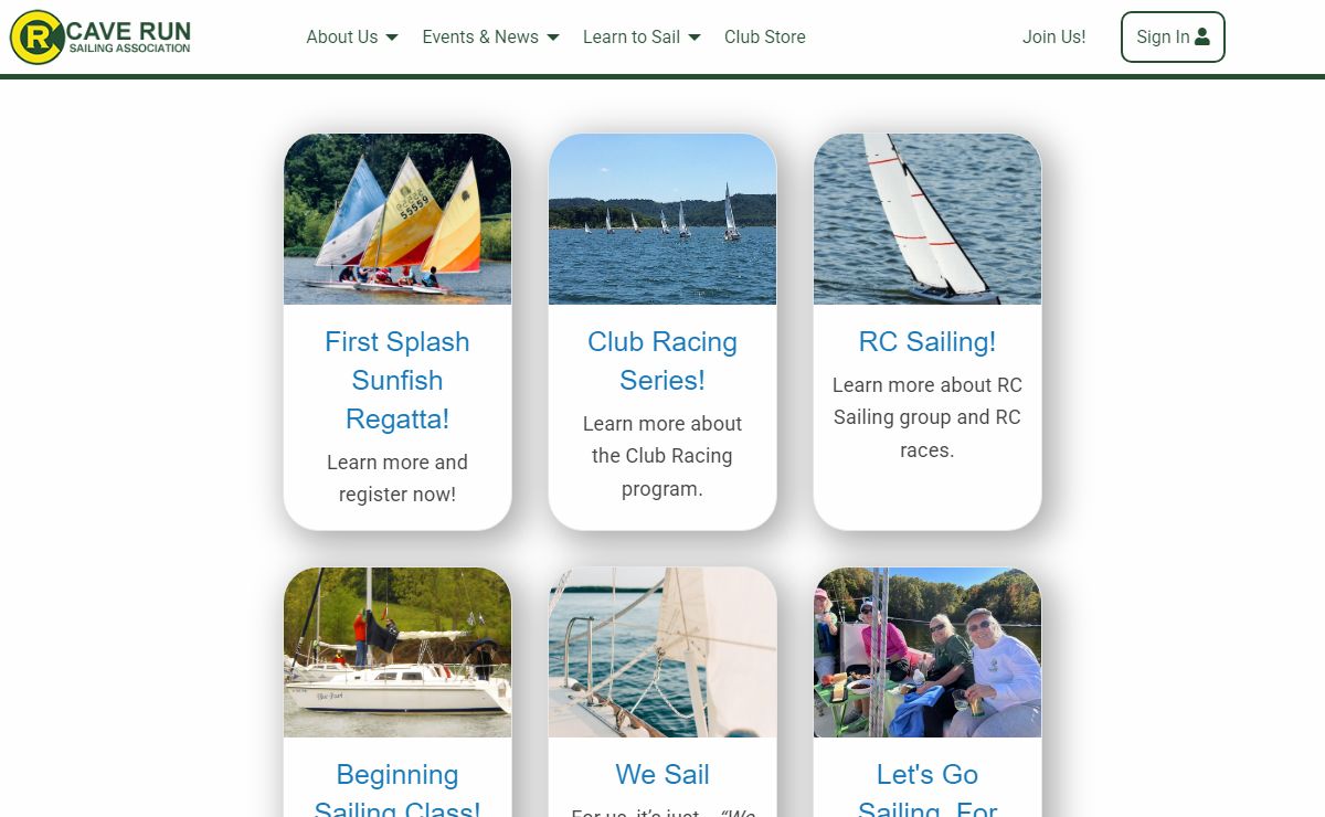 Cave Run Sailing Association – Promoting the Spirit of Sailing