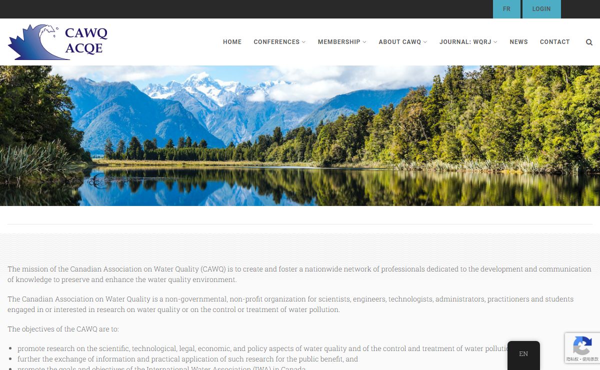 Home – Canadian Association on Water Quality