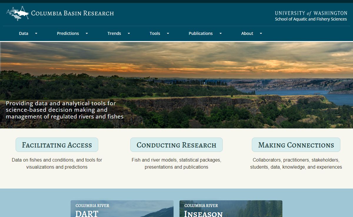 Front page | Columbia Basin Research