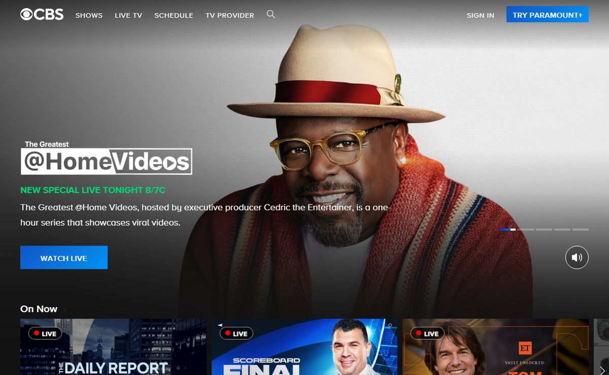 CBS TV Network Primetime, Daytime, Late Night and Classic Television Shows