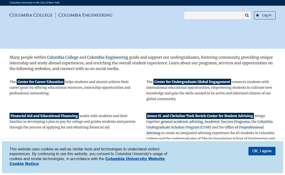 Columbia College and Columbia Engineering
