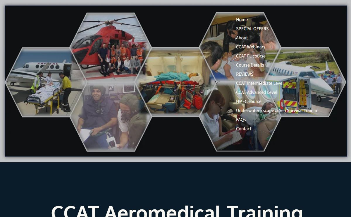 Aeromedical Training Ltd | CCAT Aeromedical Transport & Air Ambulance Training