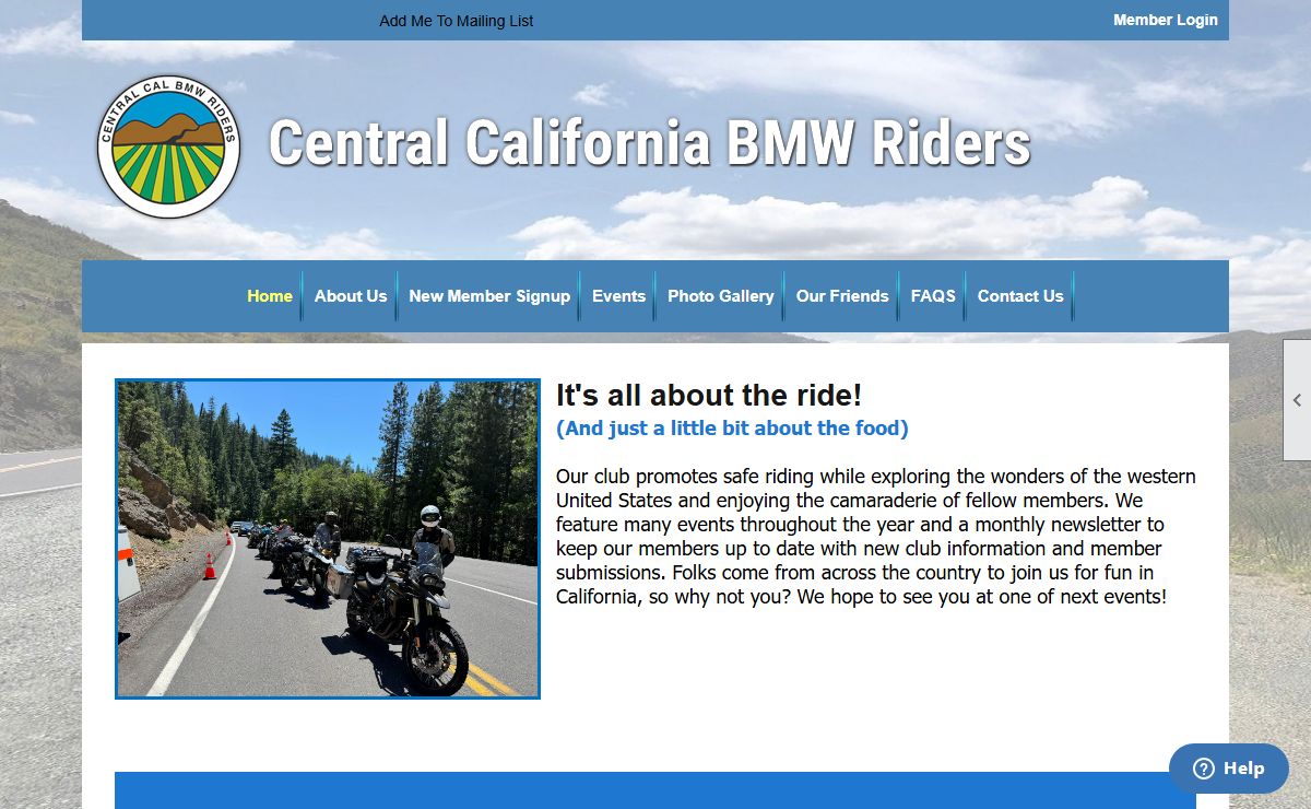 Home - Central California BMW Riders