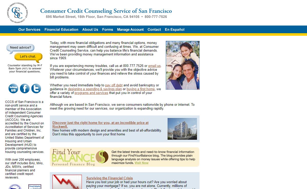 Welcome to CCCS of San Francisco