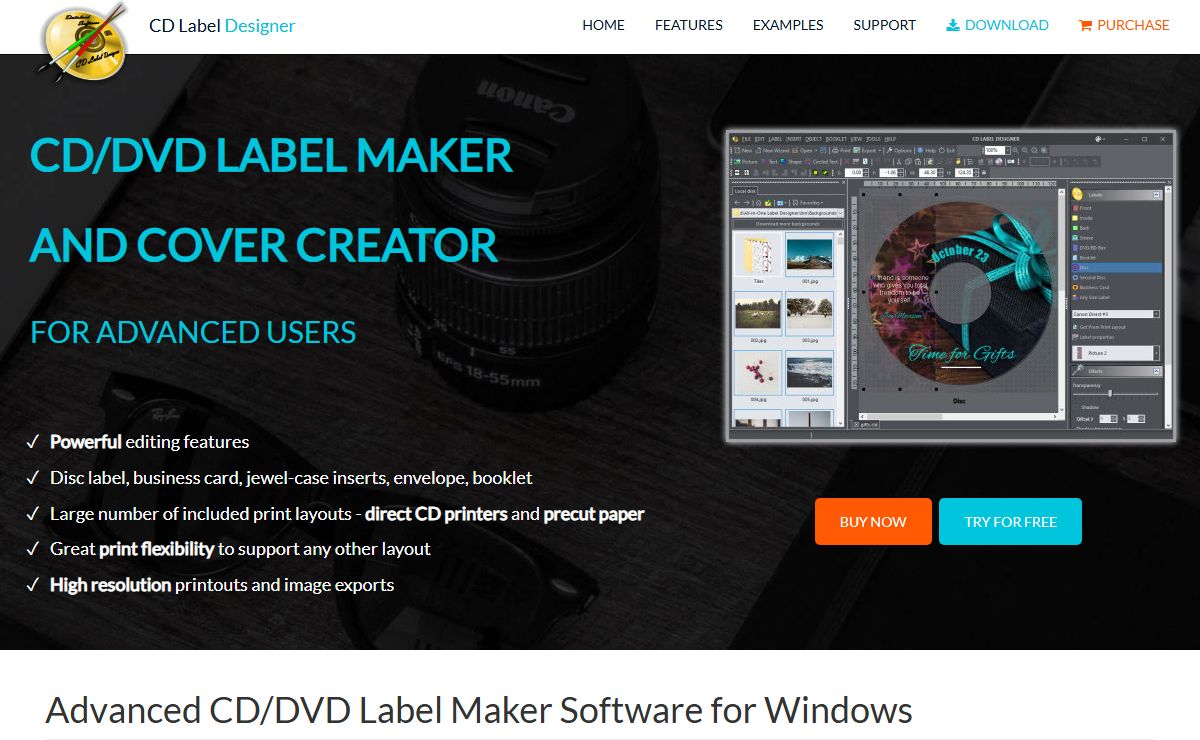 CD/DVD Label Maker Software | CD Label Designer