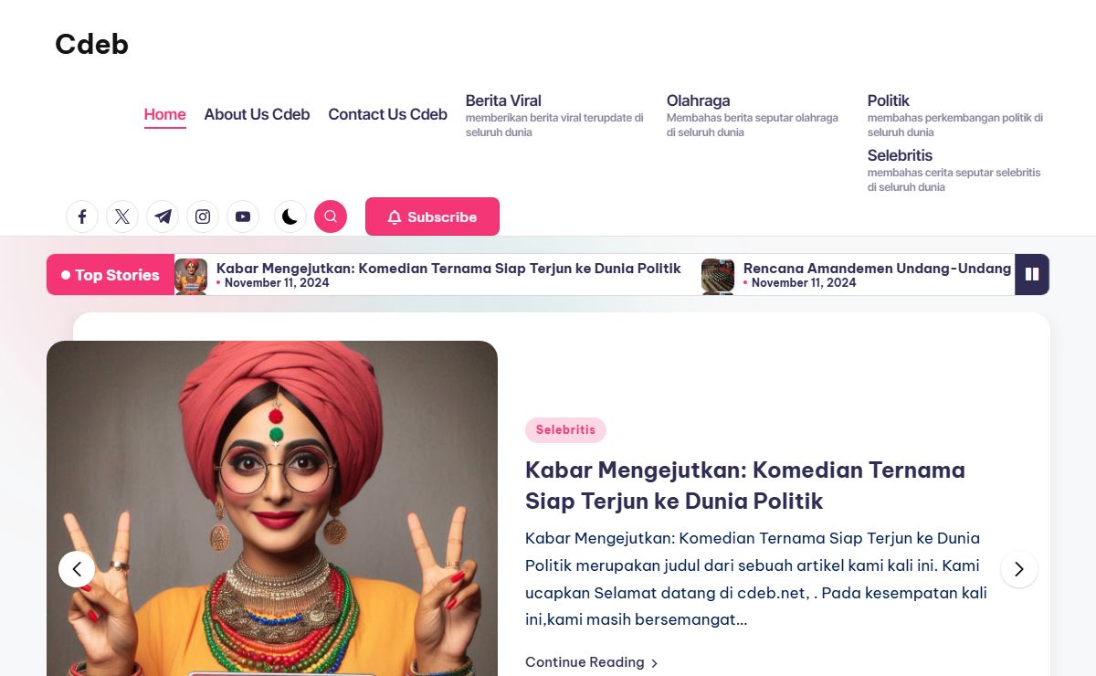 Cdeb - Keseruan Tanpa Batas, Keamanan Tanpa Tanding.