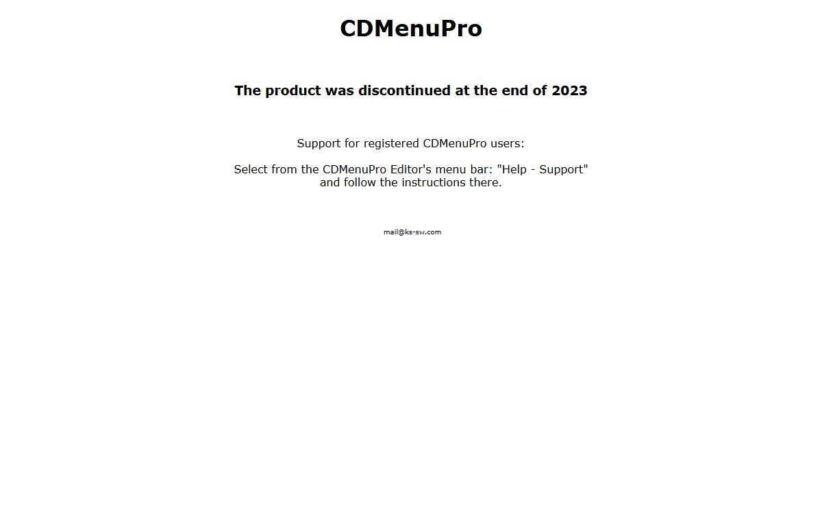 CDMenuPro