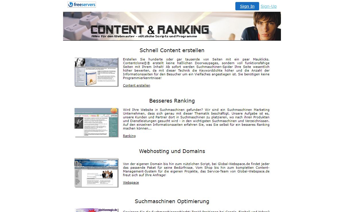 Content erstellen mit einer Software