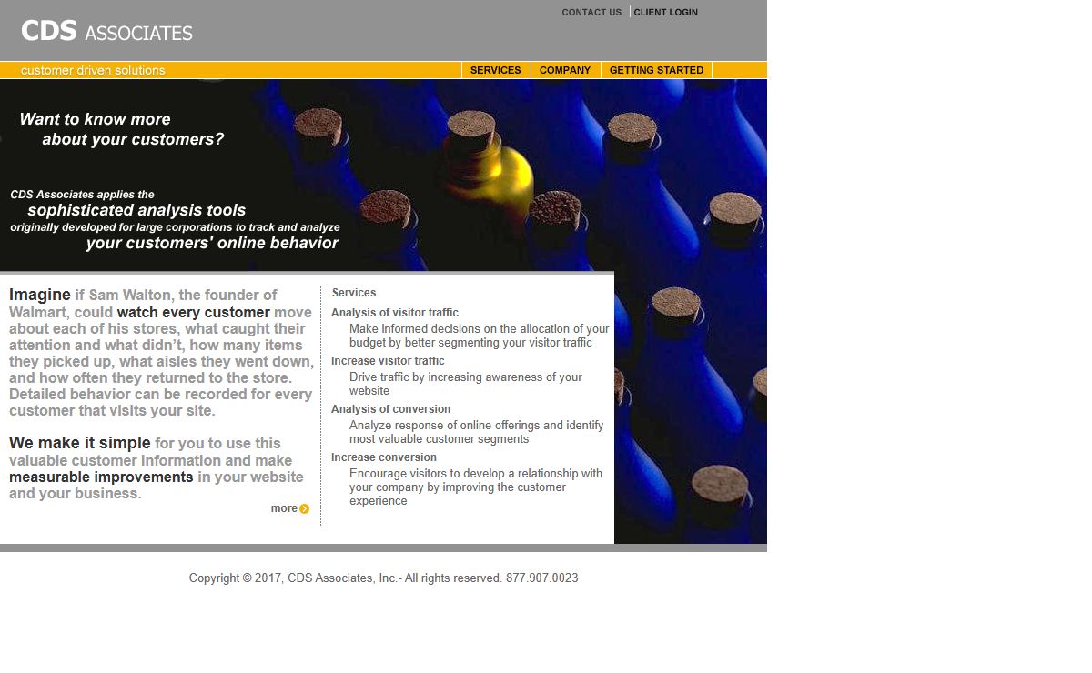 CDS Associates - Web Analytics and Consulting Services for Small to Medium Sized Businesses