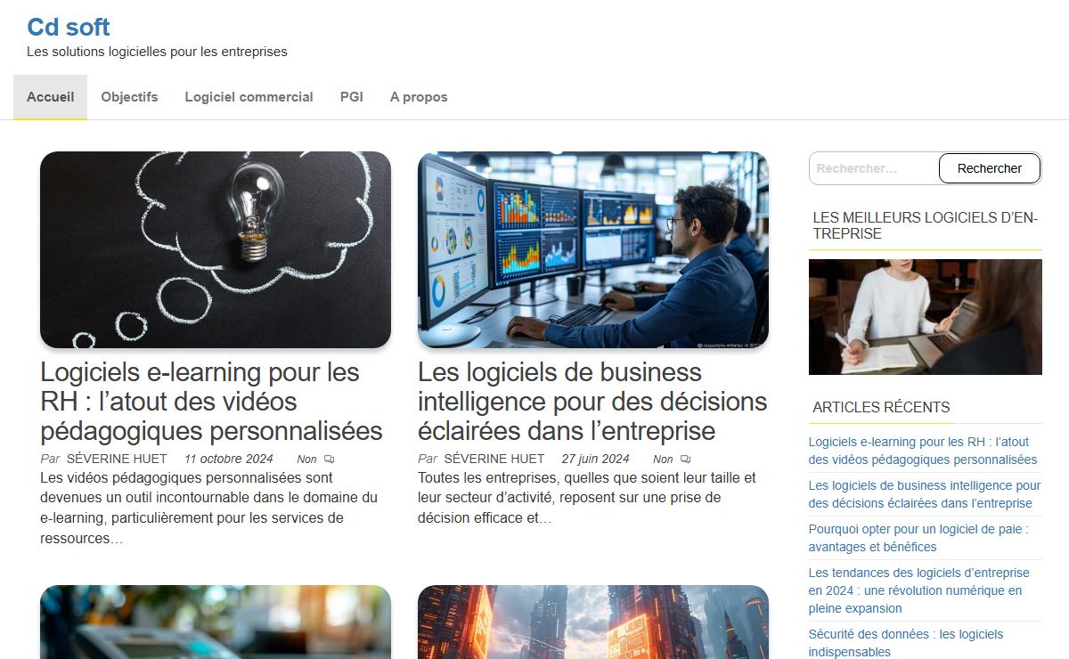 Cd soft – Les solutions logicielles pour les entreprises