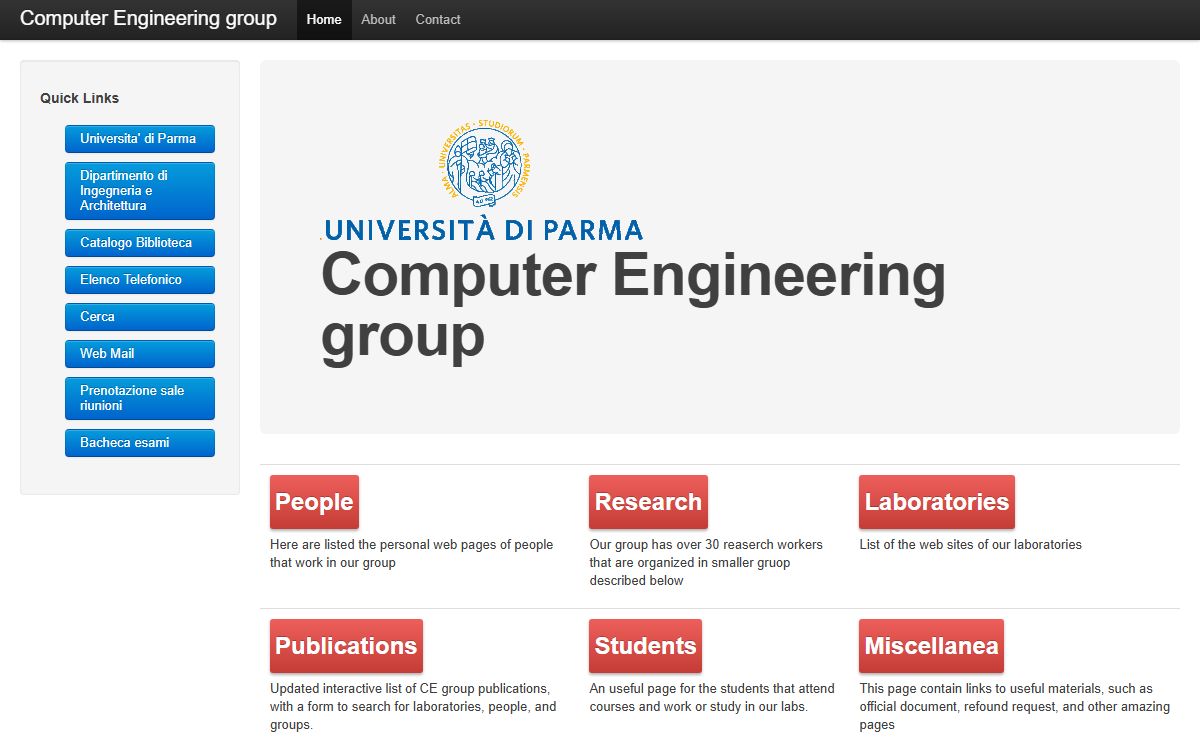 Computer Engineering Group - University Of Parma