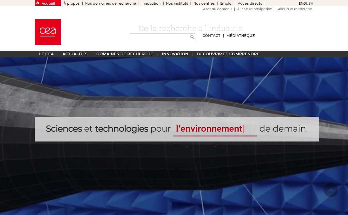 De la recherche à l'industrie - Le CEA, acteur majeur de la recherche au service de l'Etat, de l'économie et des citoyens.