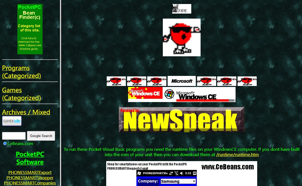 www.CeBeans.com - Free Windows Mobile Apps