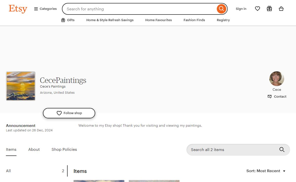 CecePaintings - Etsy Singapore