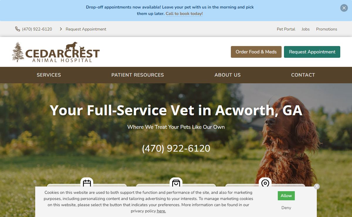 Veterinarian in Acworth, GA | Cedarcrest Animal Hospital