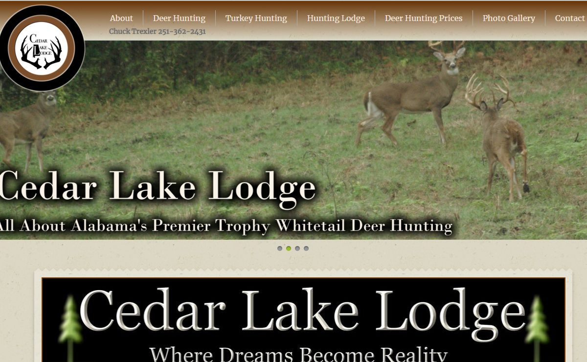 Cedar Lake Lodge Trophy Deer Hunting