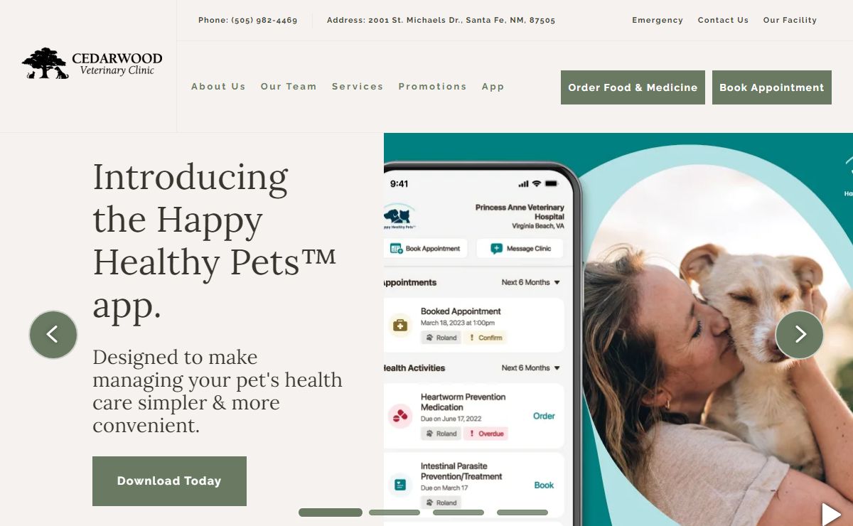 Animal Hospital in Santa Fe, NM | Cedarwood Veterinary Clinic