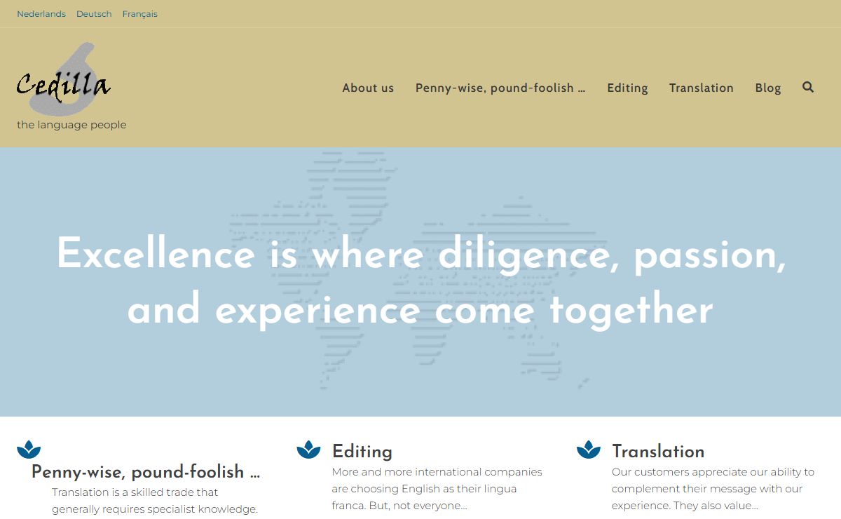 Excellence is where diligence, passion, and experience come together - Cedilla