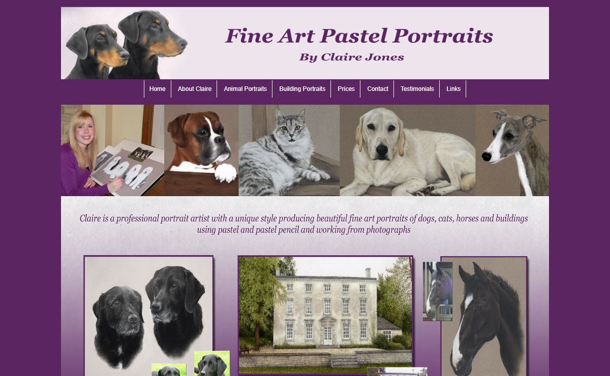 Fine Art Pastel Portraits by Claire Jones