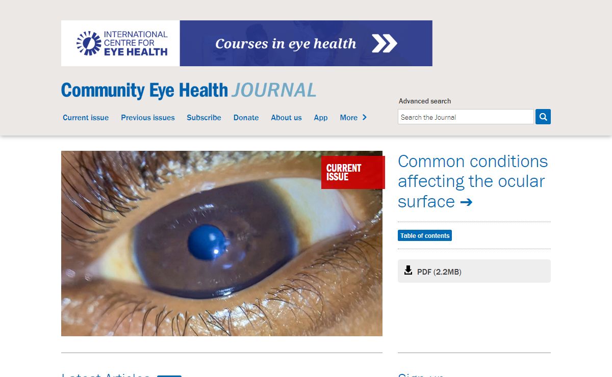 Community Eye Health Journal