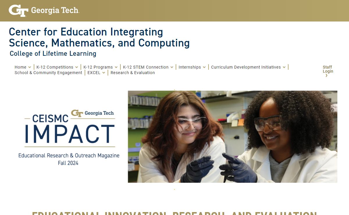 Home | Georgia Tech - CEISMC - Center for Education Integrating Science, Mathematics and Computing