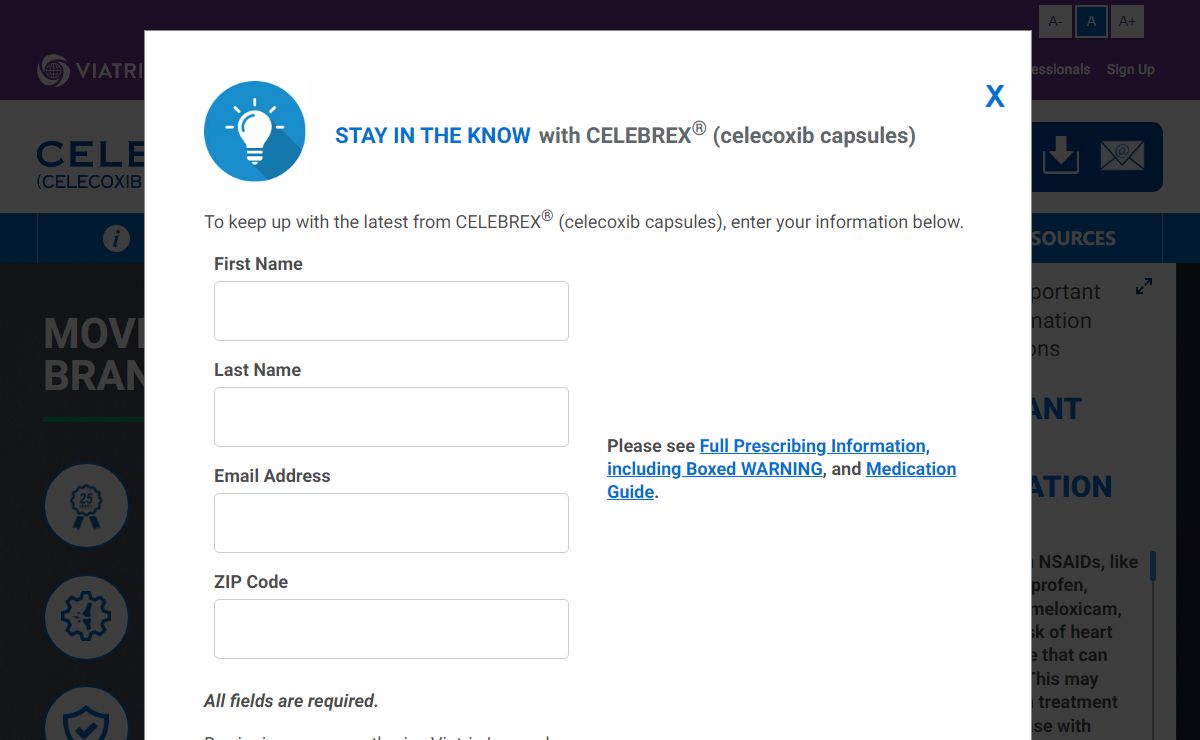 CELEBREX® (celecoxib) Capsules | Safety