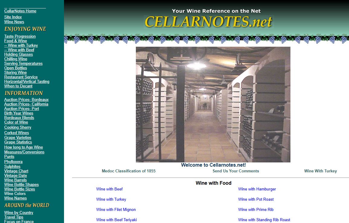 Wine Reference Resource - Cellarnotes.net