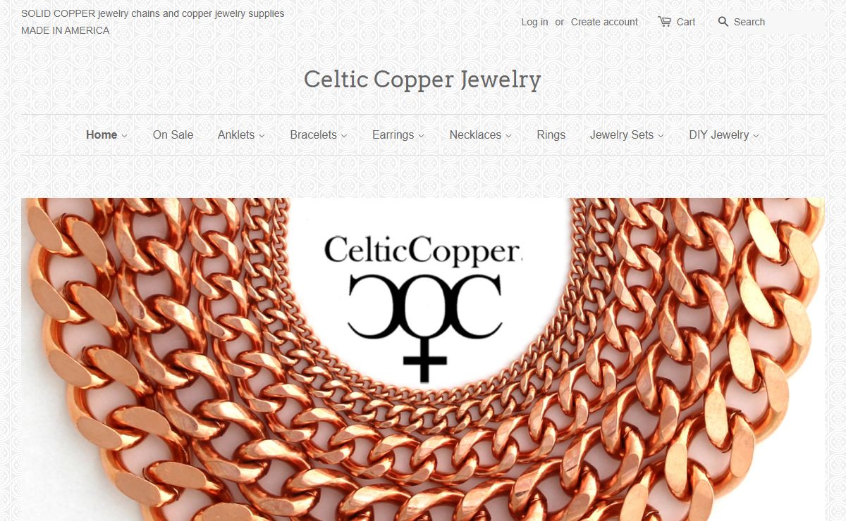 Celtic Copper Home Page For Solid Copper Jewelry – Celtic Copper Jewelry