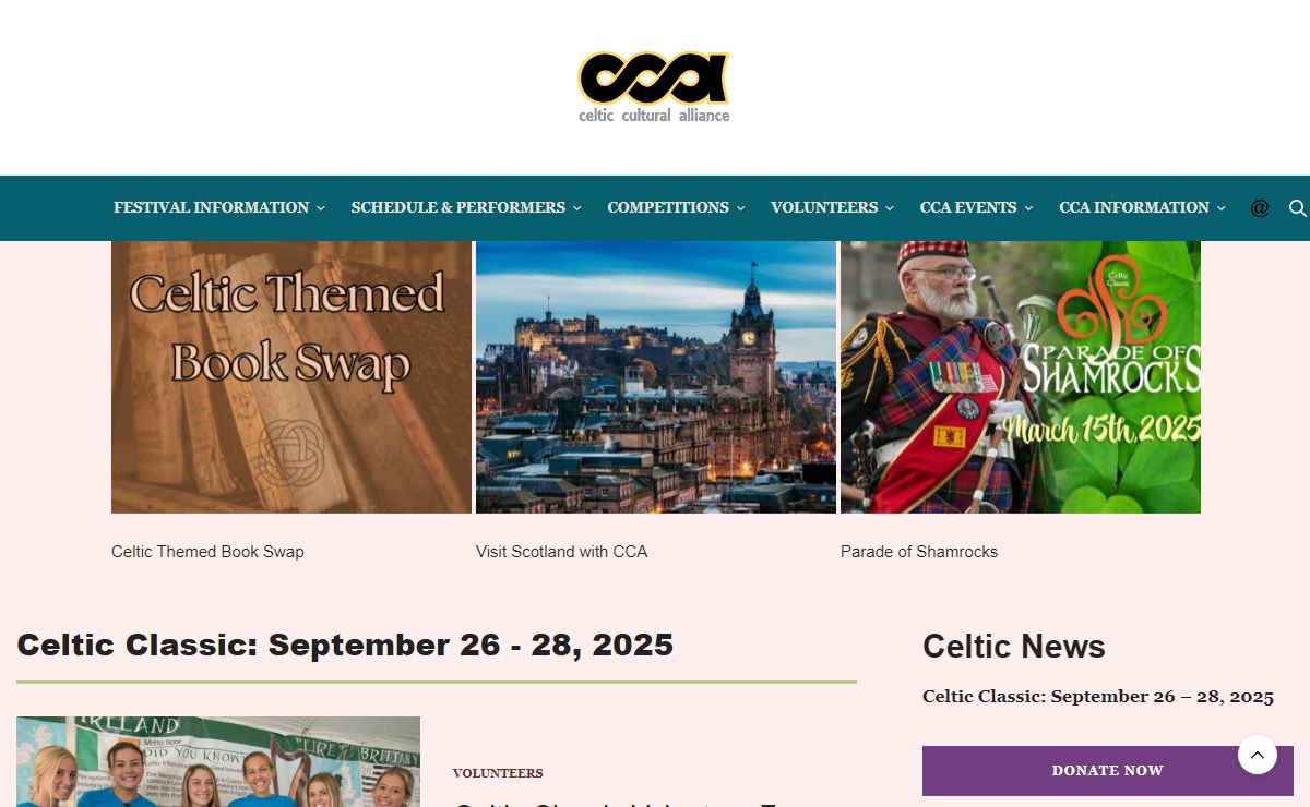 Celtic Cultural Alliance – Home of the Celtic Classic
