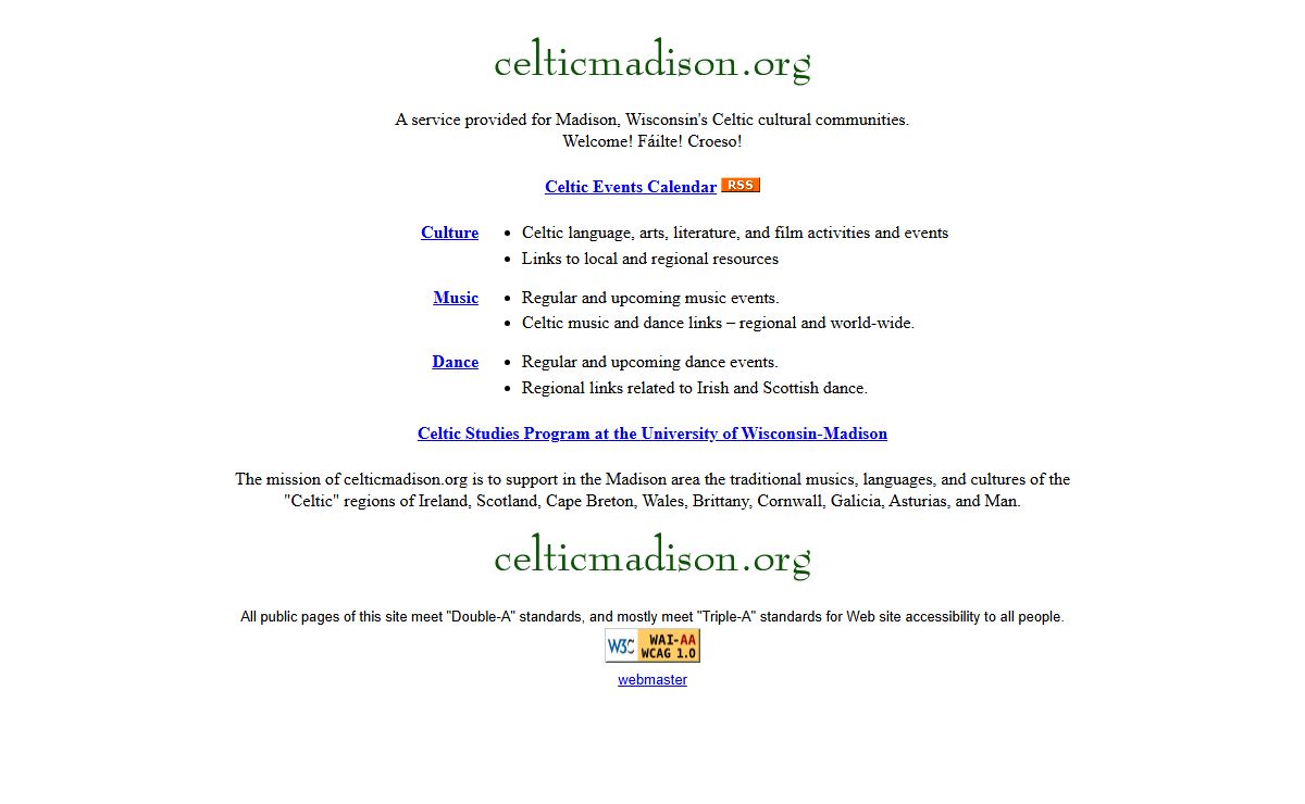 celticmadison.org - Celtic music and culture in Madison, Wisconsin