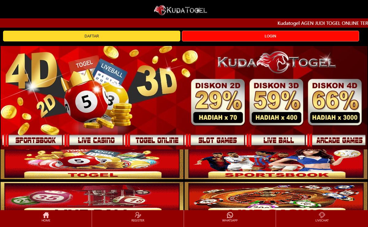 Kudatogel : Bandar Togel Online, Togel Hongkong, Togel Singapore