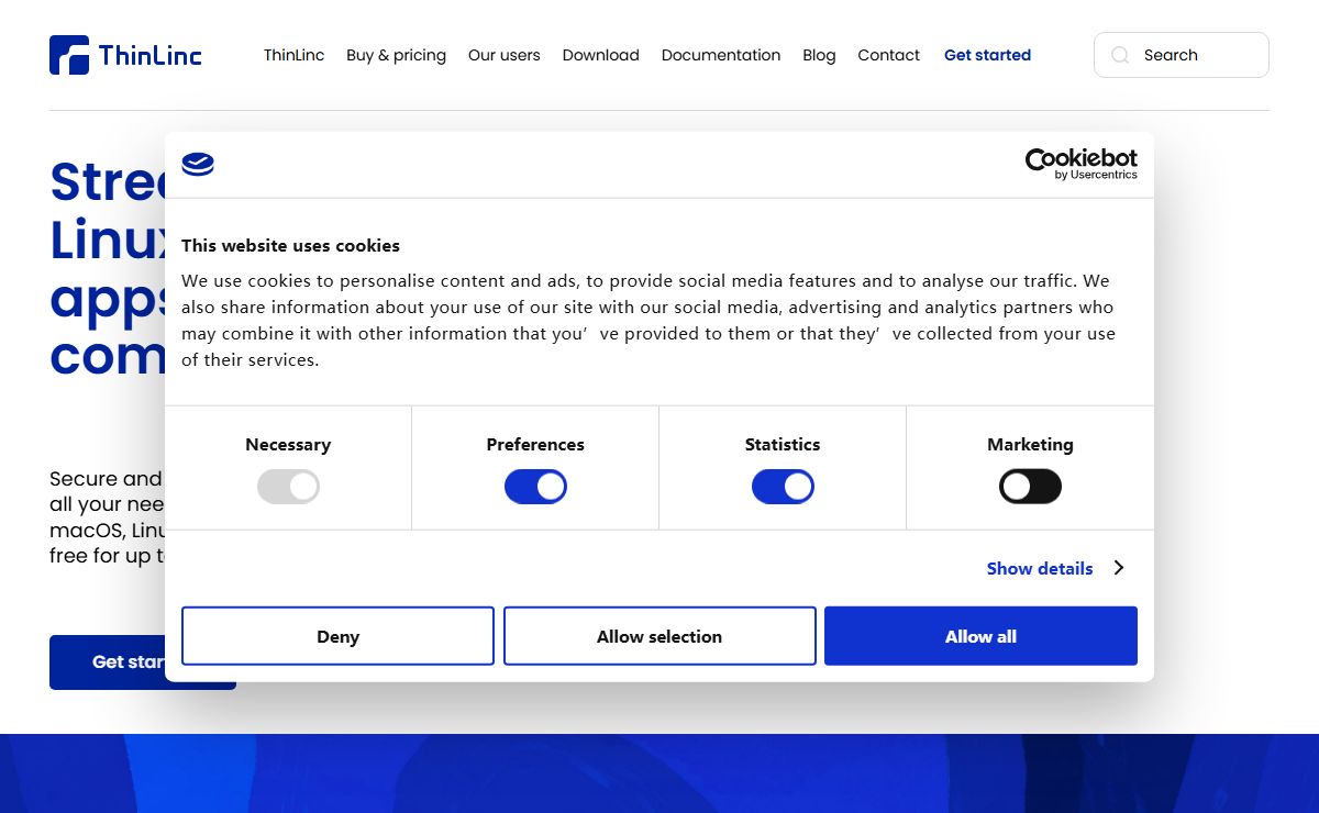 Linux Remote Desktop based on open-source | ThinLinc by Cendio