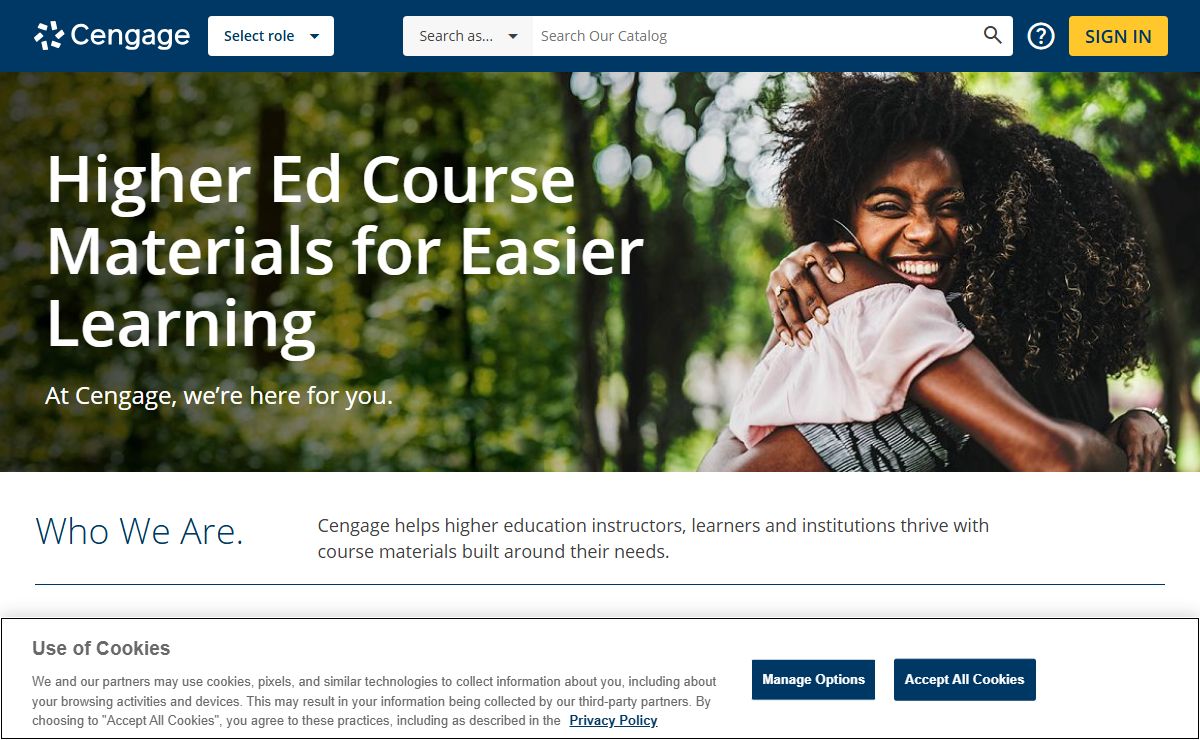 The Leading Provider of Higher Education Course Materials – Cengage