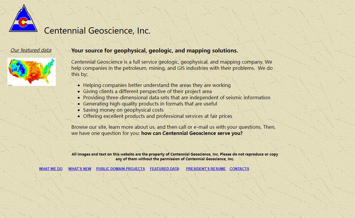 Centennial Geoscience, Inc.