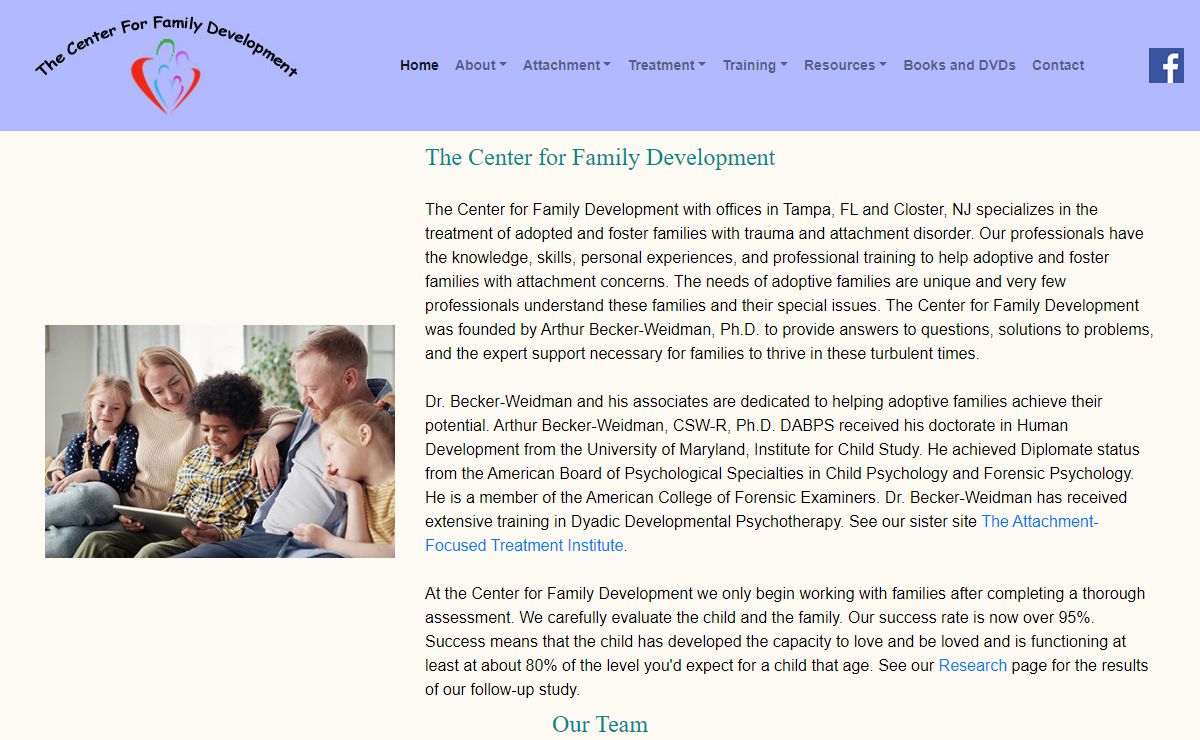 The Center for Family Development - Attachment Trauma Therapy