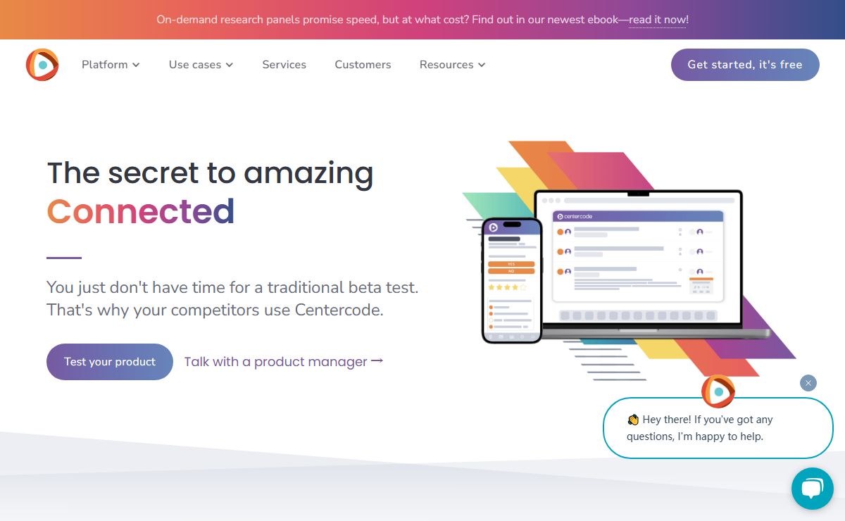 Centercode | User Testing Platform